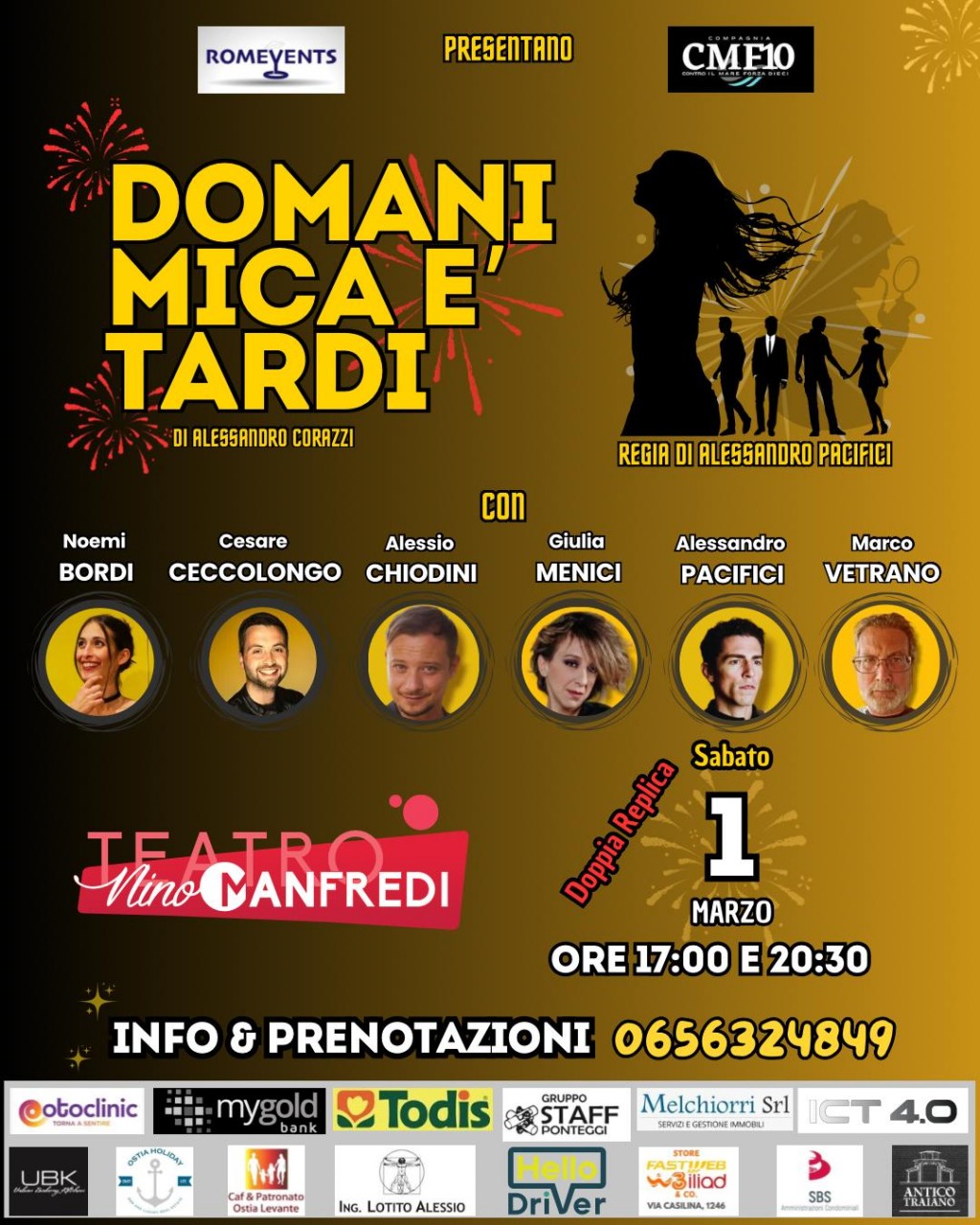 DOMANI MICA E' TARDI'
