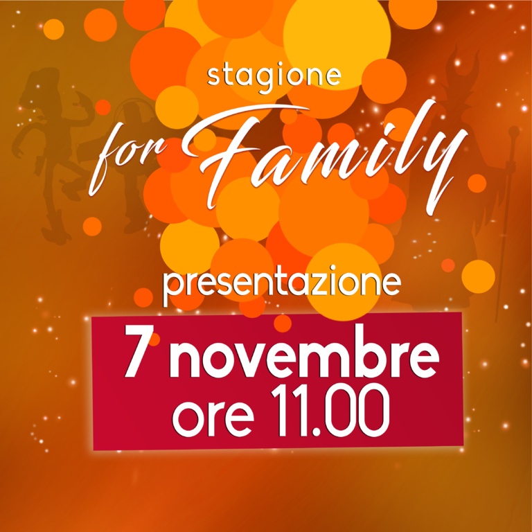 Presentazione Stagione Bambini